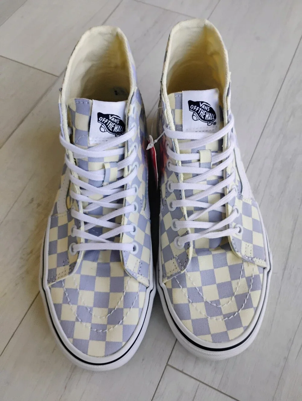VANS NEW Sk8-Hi Tapered Checkerboard Shoes
